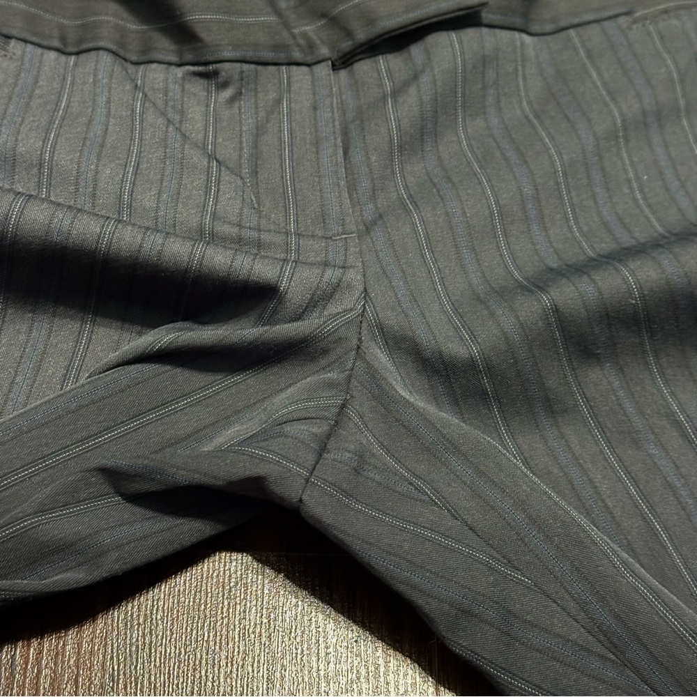 Express Design Studio Editor Black Pinstripe Trou… - image 4